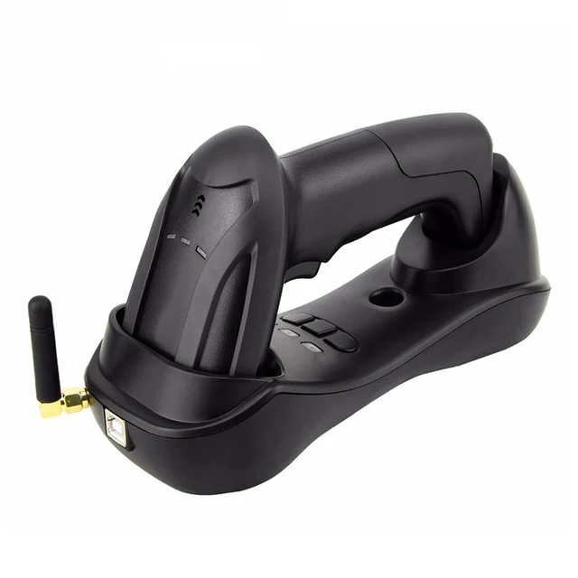 KEFAR Wireless Barcode Scanner Automatic Bar Code Reader 2D/1D bar code Scanner 32 Bit with Easy Charging 2.4G Cordless Charger