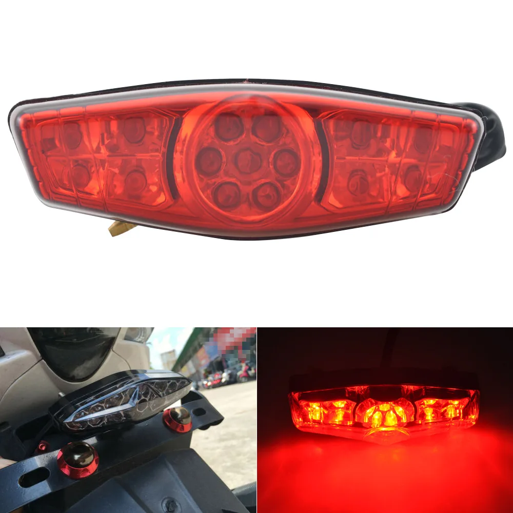 Универсальный светодиодный задний фонарь для мотоцикла Harley Honda Yamaha Ducati Suzuki Kawasaki