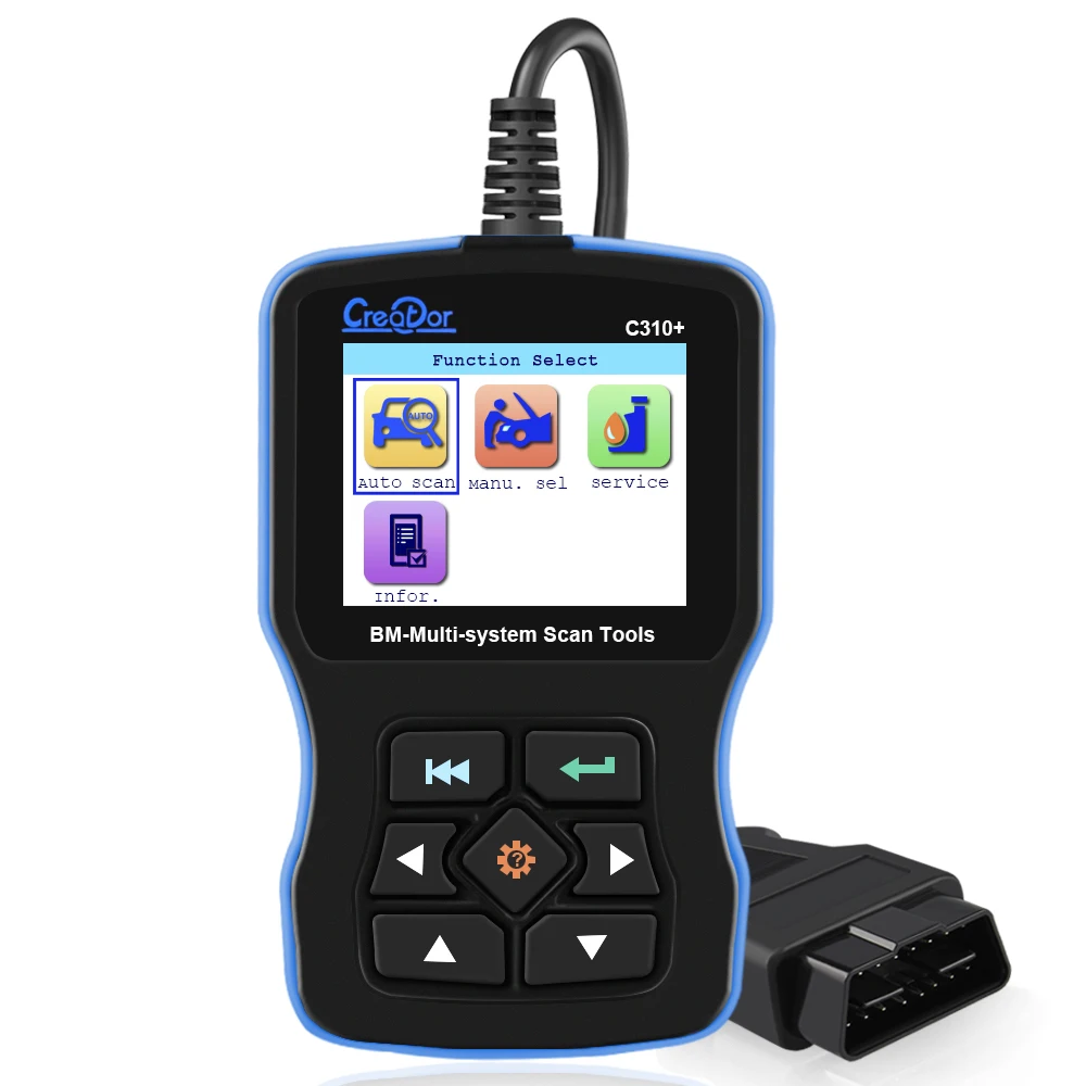 OBD2 сканер для BMW подушки безопасности/ABS/SRS e46 e90 e60 e39 все системы диагностический инструмент Creator C310+ Pro масла сервис сброса код ридер