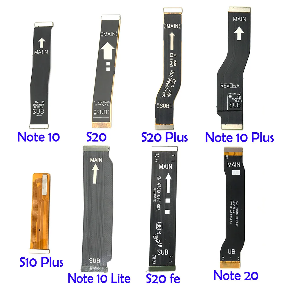 Nuovo Per Samsung Galaxy Note 10 Lite Note 20 S10 Plus 5G S20 Fe Display Lcd Fpc Ultra Principale Collega Il Nastro Del Cavo Flessibile Della Scheda M