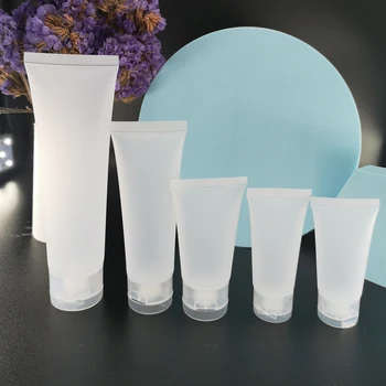 

5pcs 15ml 20ml 30ml 50ml 100ml Empty Plastic Frosted Cosmetic Tubes Squeeze Lotion Travel Bottle Facial Hand Cream Gel Container
