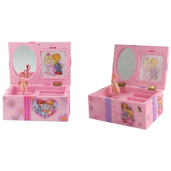 

toys Music Box Creative Gifts rattle toys for Kids Clockwork Toy Musical Jewel Case Storage Organizer Creative Gift For Girls