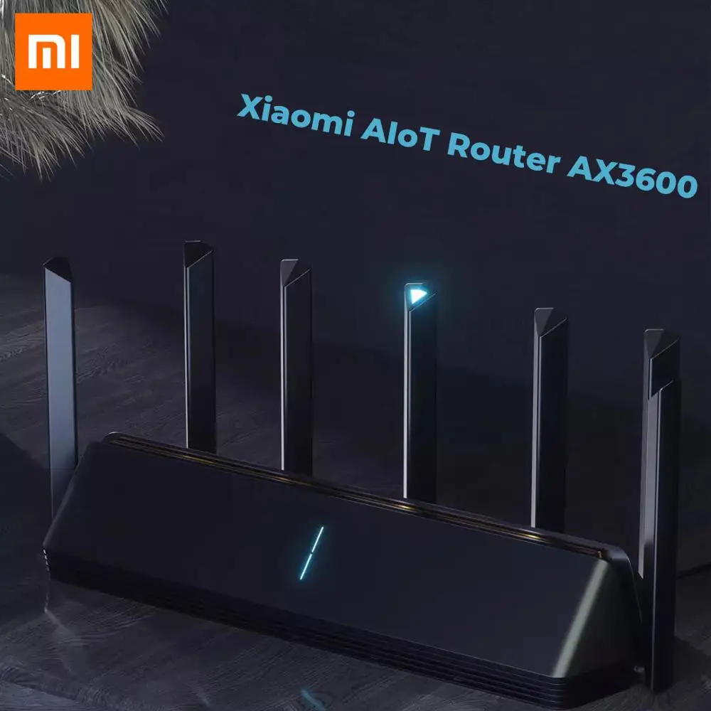 Оригинальный Mi Xiaomi AIoT Router AX3600 Gigabit Wifi 6 5G 2 4G Wi Fi двухдиапазонный 2976Mbs Rate 512 МБ RAM Miwifi
