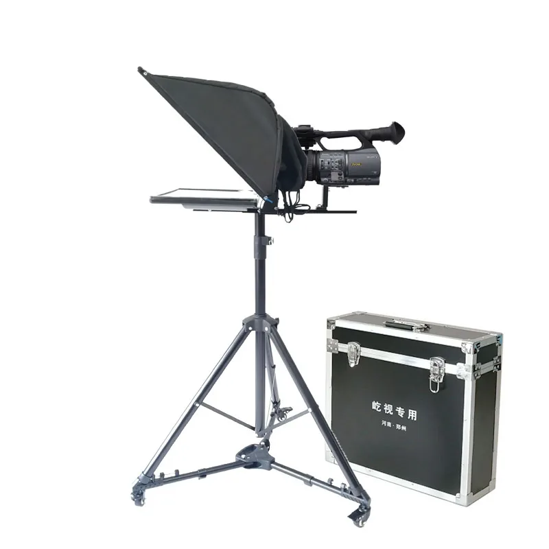 US $589.99 20 Inch Computer Laptop Teleprompter For News Live Interview Speech Prompter Big Teleprompter Canon Nikon Sony Fujifilm DSLR