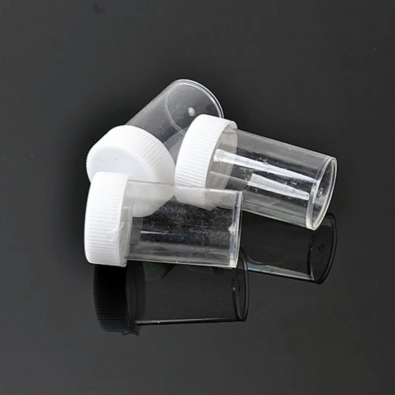

10pcs Portable Plastic Refillable Empty Jar Box Travel Makeup Nail Art Bead Storage Container Round Transparent Cream Bottle New