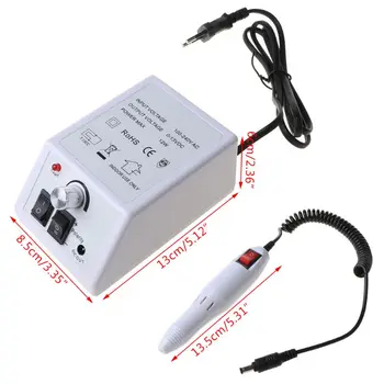 

PROFESSIONAL ELECTRIC NAIL FILE DRILL Manicure Tool Pedicure Machine Set kit