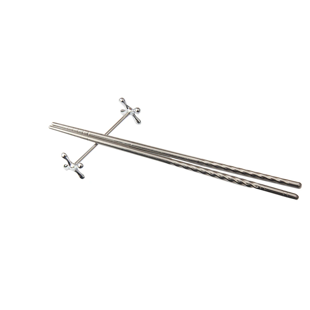 Zinc Alloy Chopsticks Support Craetive Plum Countertop Pen Holder Ornament Reuseable and Durable