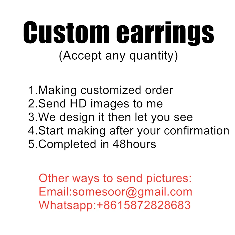 SOMESOOR Multi-Szies Customized Round African Wooden Drop Earrings Front Back Print Handmade Wood Dangle Jewelry For Women Gifts
