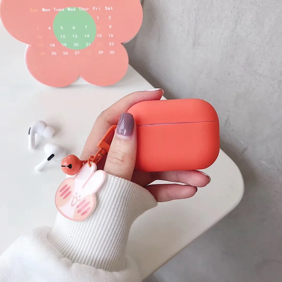 Чехол для Apple AirPods Pro силиконовый чехол наушников с милым мультяшным рисунком Air Pods