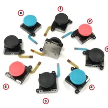 1pcs 3D analog joystick Thumb Sticks sensor replacement for Nintend Switch NS Joy Con controller parts Repair Black