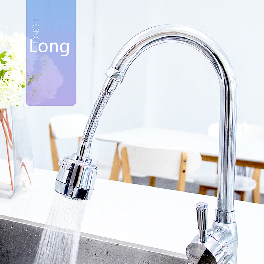 

360 Degree Rotary Durable Extender Accessories Kitchen Universal Bathroom Anti-splash Filter Home Pressurized Faucet Adapter