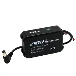 UFOFPV 7,4 V 1600mAh перезаряжаемый lipo-аккумулятор светодиодный индикатор тестер для Fatshark HD2/V3 fpv-видеоочки RC Мультикоптер