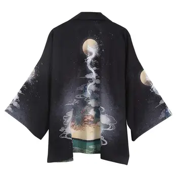 

Japanese kimono cardigan men haori yukata male samurai costume clothing kimono jacket mens kimono shirt yukata haori