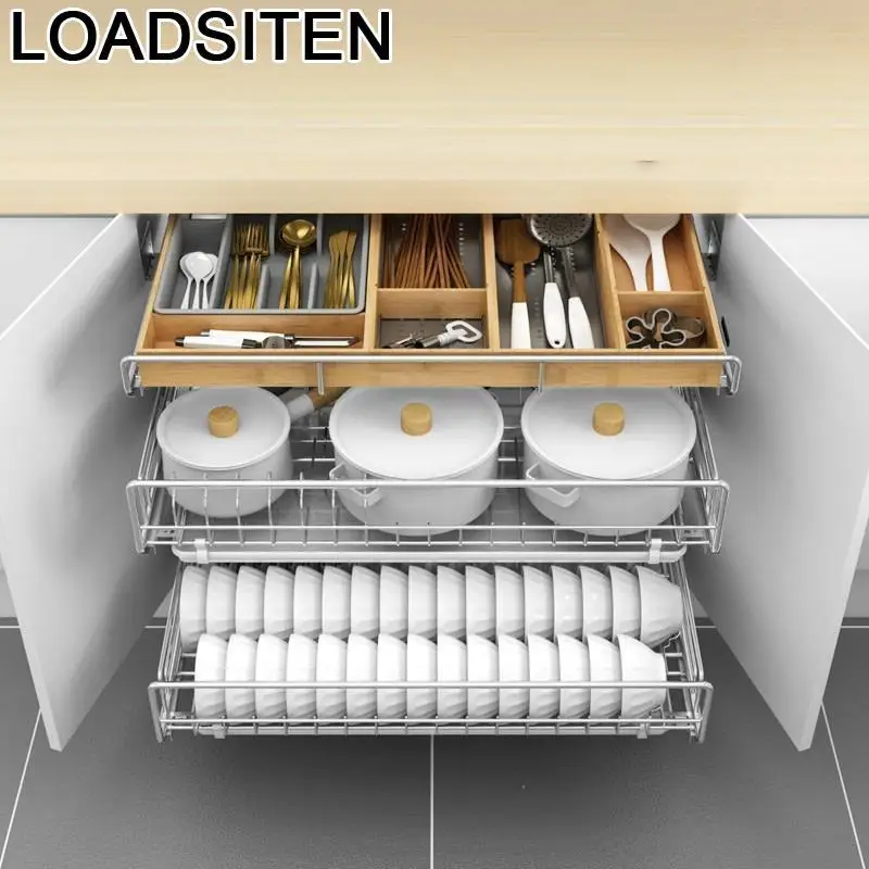 De Cosina аксессуары органайзер ящик для Organizador Armario блюдо из нержавеющей стали Cocina