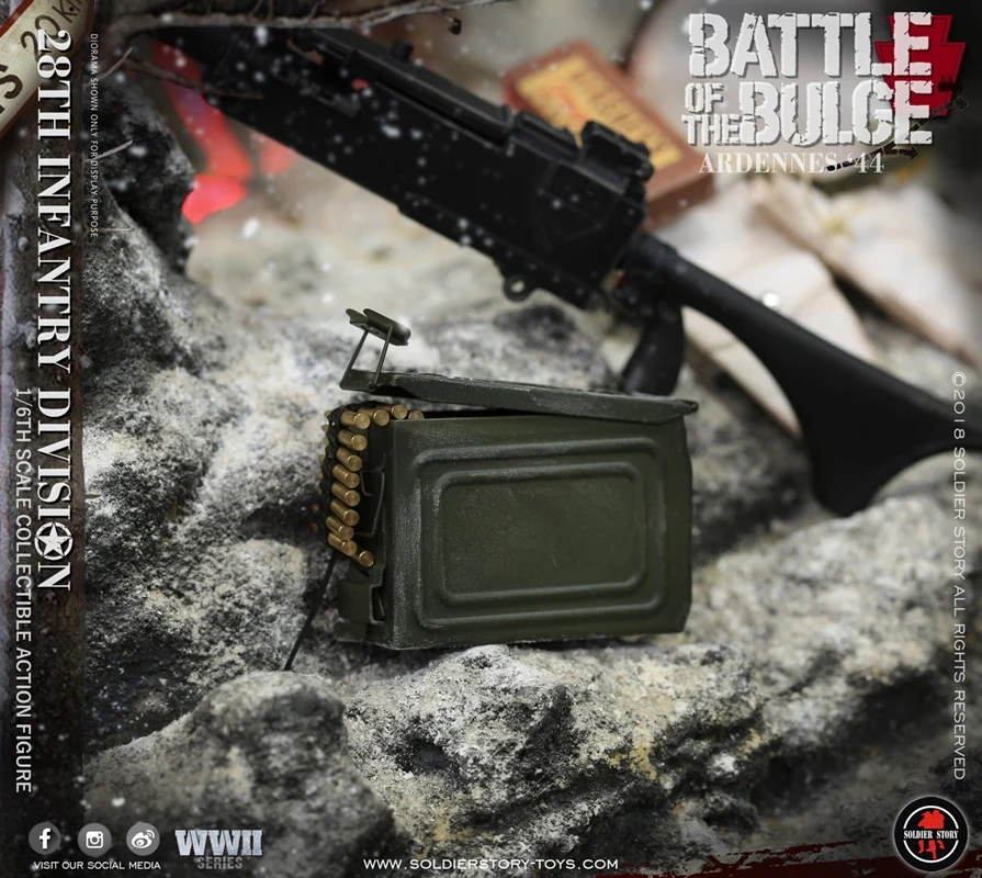 SoldierStory SS111 1/6 армии США 28-я стрелковая дивизия Арденны 1944 солдатская фигурка коллекция Второй мировой войны военные фигурки