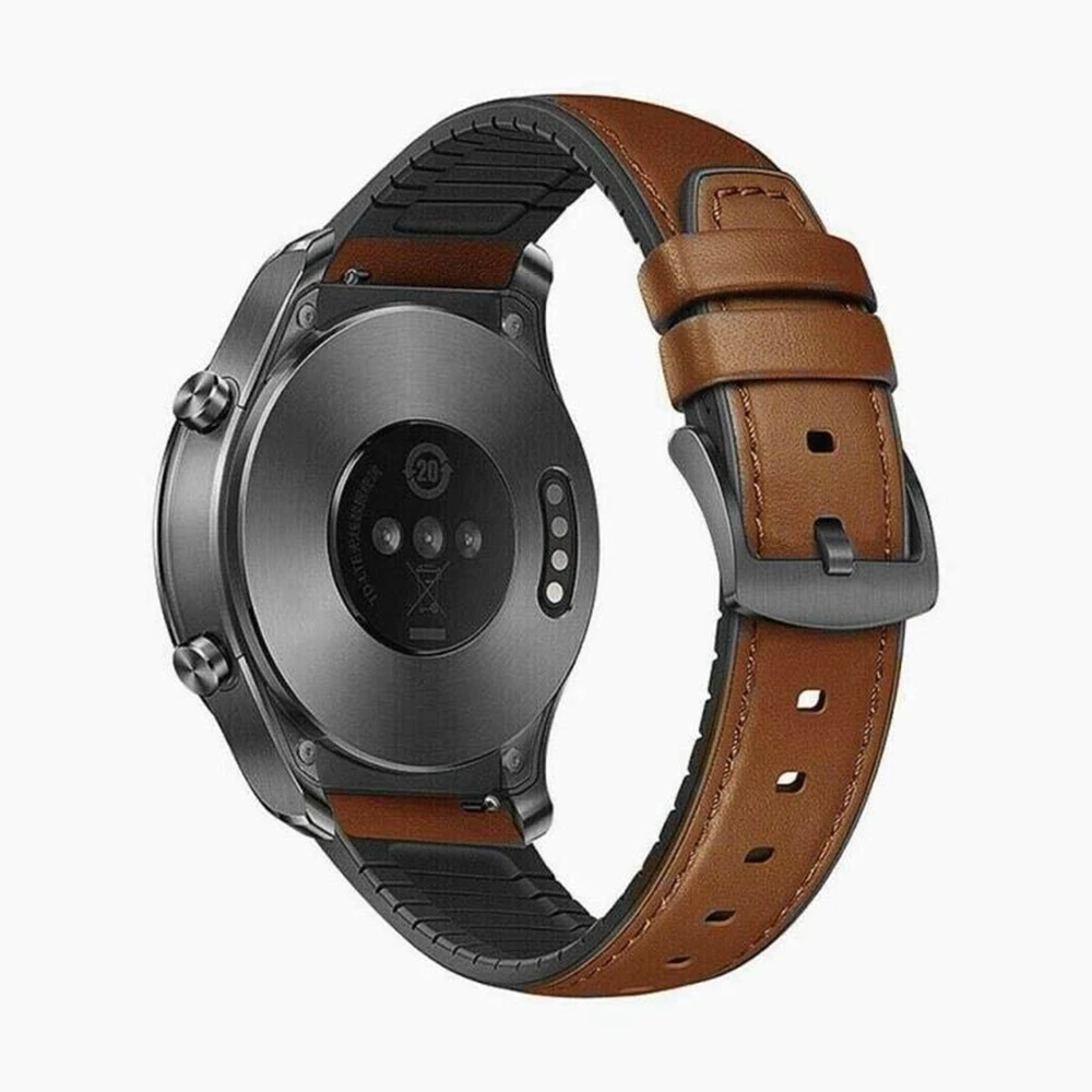 HANGRUI ремешок для часов 22 мм силиконовый кожаный ремешок для huawei Watch GT/Watch 2 pro/Активный сменный ремешок быстросъемный