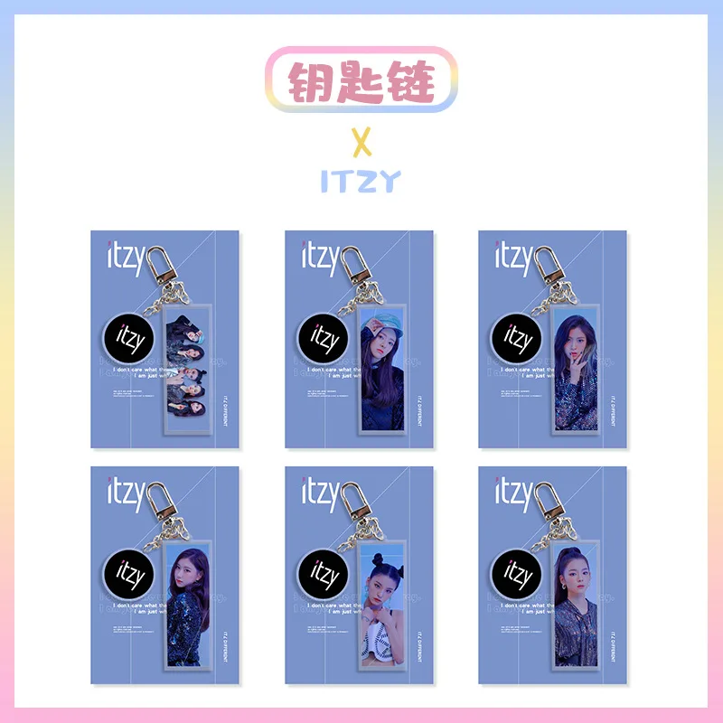 Kpop ITZY Новое поступление высококачественный акриловый брелок для ключей подвеска