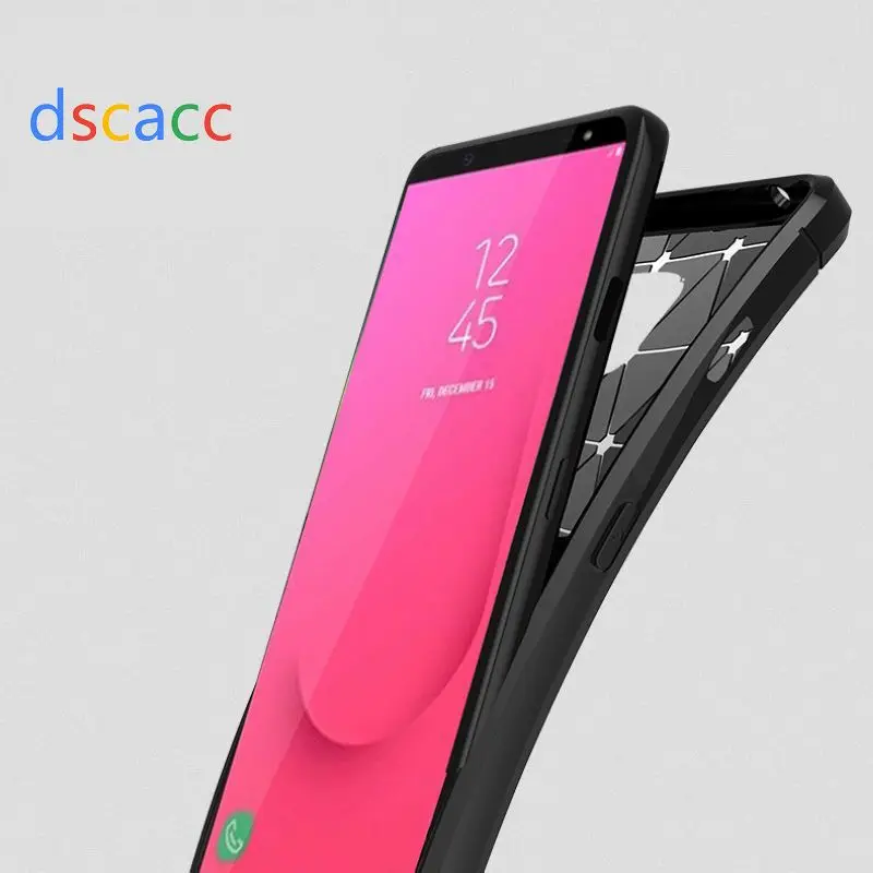 Чехол из углеродного волокна dscacc для samsung Galaxy S10 Plus S10e A6 A8 Plus A8 A9 Star Lite C10 Plus C5 Pro C8 100 шт