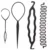 4 Шт./компл. Multi-style Women Hair Twist Styling Clip Stick Maker DIY Hair Braiding Tools Аксессуары Для Волос Плетельщик DIY Прическа