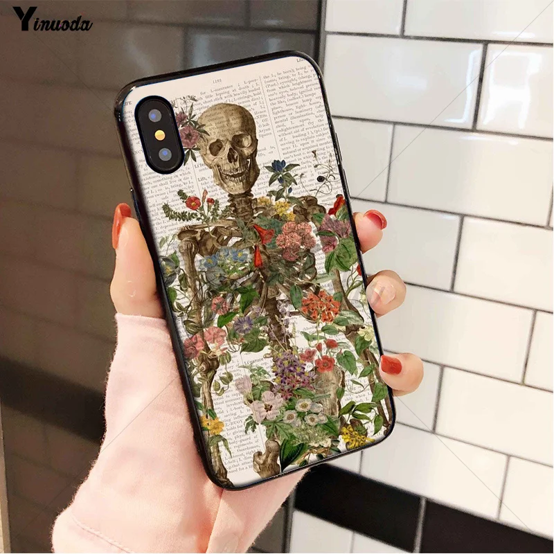 Funny flower skulls 