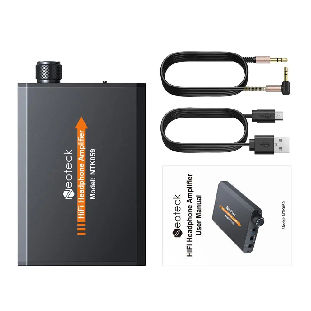 Neoteck амплитеры, усилитель для наушников, портативный Aux вход, порт для iPhone, Android, музыкальный плеер, усилитель с 3,5 мм кабелем Jack