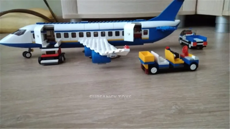 Avião da Cidade Ônibus de ar Blocos de Construção Brinquedos para Crianças Avião Conjuntos Aviões Faça Você Mesmo Aviação Técnica Crianças Tijolos 13 blocos de construção conjuntos aviões aviões diy