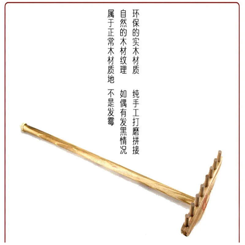 

Scenic Area Retail Sale Pig Rake Weapon Pork Chop Children Favorite Wooden Toy Rake Gift Acting Road