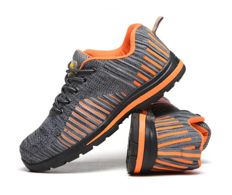 Anti-collision Work Boots New Men Steel Toe Caps Anti-smashing Shoes Anti-puncture Anti-slip Breathable Protective Safety Shoes