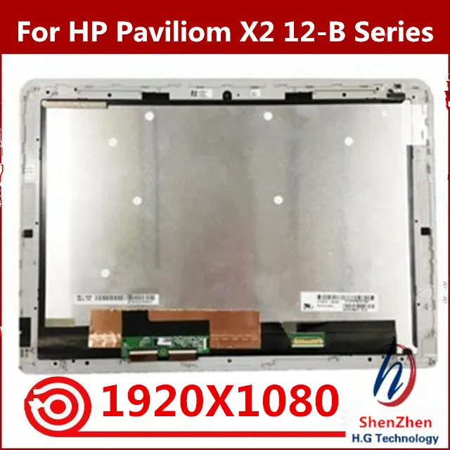 ЖК-дисплей 12 дюймов для HP Paviliom X2 12-B 12-B010NR 12-B012CA 12-B096MS 12-B020NR кодирующий