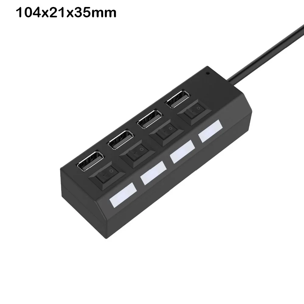 3 usb-хаб 3,0 мульти высокоскоростной разветвитель 5 Гбит/с TF sd-карта для ПК планшет ноутбук аксессуары для компьютера 1 шт - Цвет: USB 2.0 Black