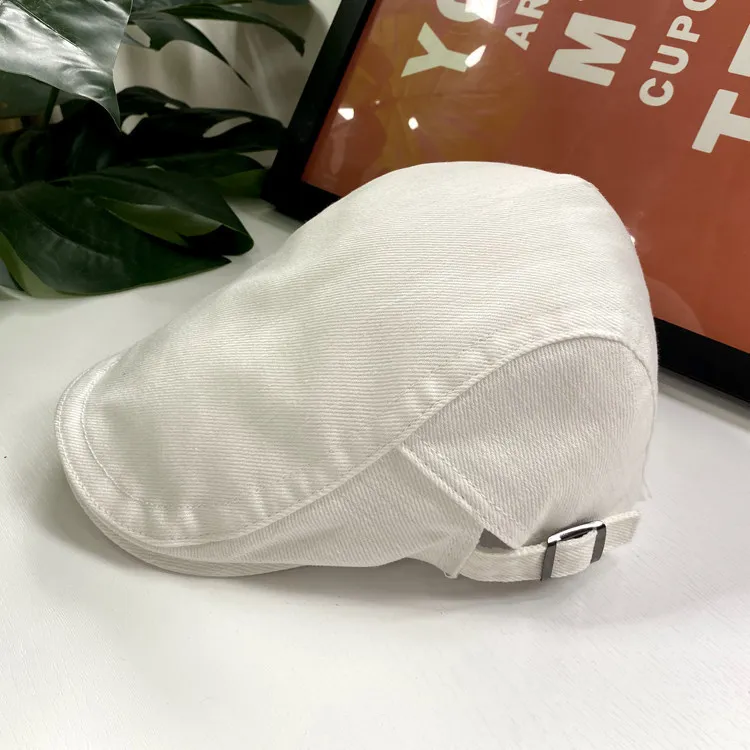 New Autumn Winter Hats for Women Solid Plain Newsboy Cap Men Ladies Casual Wool Hat Outdoor Beret Women Painter Cap Newsboy Hat