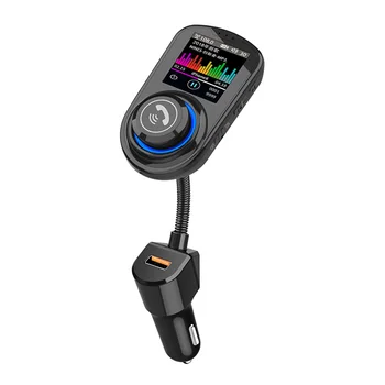 

Car Wireless FM Transmitters 1.8inch HD Color Screen Hands-free Bluetooth5.0 MP3 Player Phone Charging