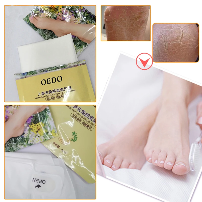 Exfoliating Foot mask Foot Peel Feet Mask Pedicure Socks Foot Peeling Mask Foot Care Heel Socks 4