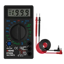 Multimètre numérique à écran LCD DT830D/DT832, testeur de sonnerie de bracelet universel de haute qualité, 1 ensemble