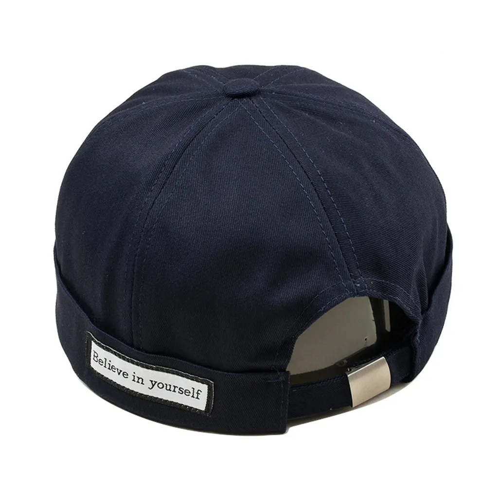 Мужская и женская кепка повседневная Docker Sailor Mechanic без полей одноцветная Snapback