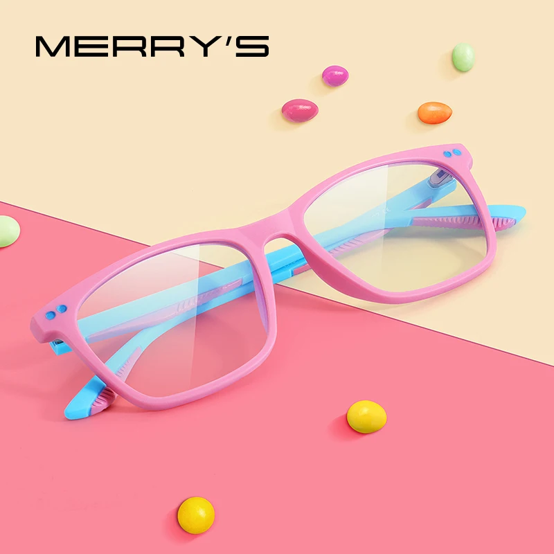 MERRYS DESIGN Anti Blue Light Blocking Glasses For Children Kids Boy Girl Computer Gaming Blue Ray S7103
