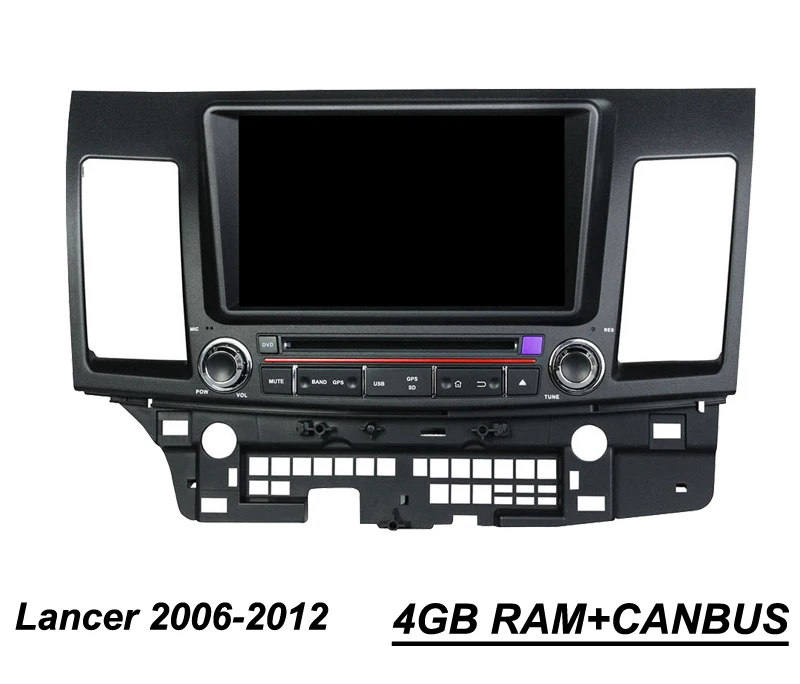 64GB ROM with canbus Автомобильный dvd-плеер DSP ips Android 9,0 4 Гб+ 64 ГБ+ 8 ядерный gps карта RDS радио wifi Bluetooth 4,2 для MITSUBISHI Lancer 2006 - Цвет: 64GB ROM with canbus