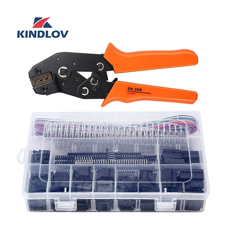 

KINDLOV Crimping Pliers SN-28B Multitool 1500Pcs Terminal Kit Precision Crimper Tool Electricians Alicate De Crimpar Hand Tools