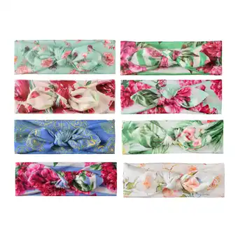 

8 Pcs Baby Headbands Infant Hair Accessories Clothes Accessories Newborn Headgears Children Toddler Tiara Headwrap