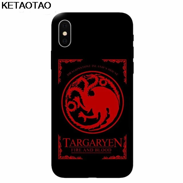Чехол для телефона KETAOTAO Game Thrones Daenerys Dragon Jon Snow tyrion s для iphone 8 Plus X XS XR 11 Pro Чехол из мягкого ТПУ резины и силикона - Цвет: Хаки