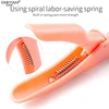Nail Art Tips Clipper Trimmer Scissors Round  Edge Finger Cutter False Nails Manicure Tool Plastic 6