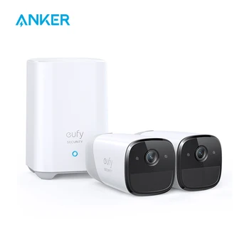 Preise Eufy Sicherheit, EufyCam 2 Pro Wireless Home Sicherheit Kamera System, 365-Tag Batterie Lebensdauer, HomeKit Kompatibilität, 2K Auflösung,