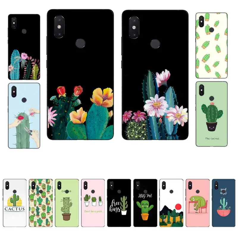 MaiYaCa cute cartoon cactus Phone Case for Xiaomi mi 8 9 10 lite pro 9SE 5 6 X max 2 3 mix2s F1 | Мобильные телефоны и