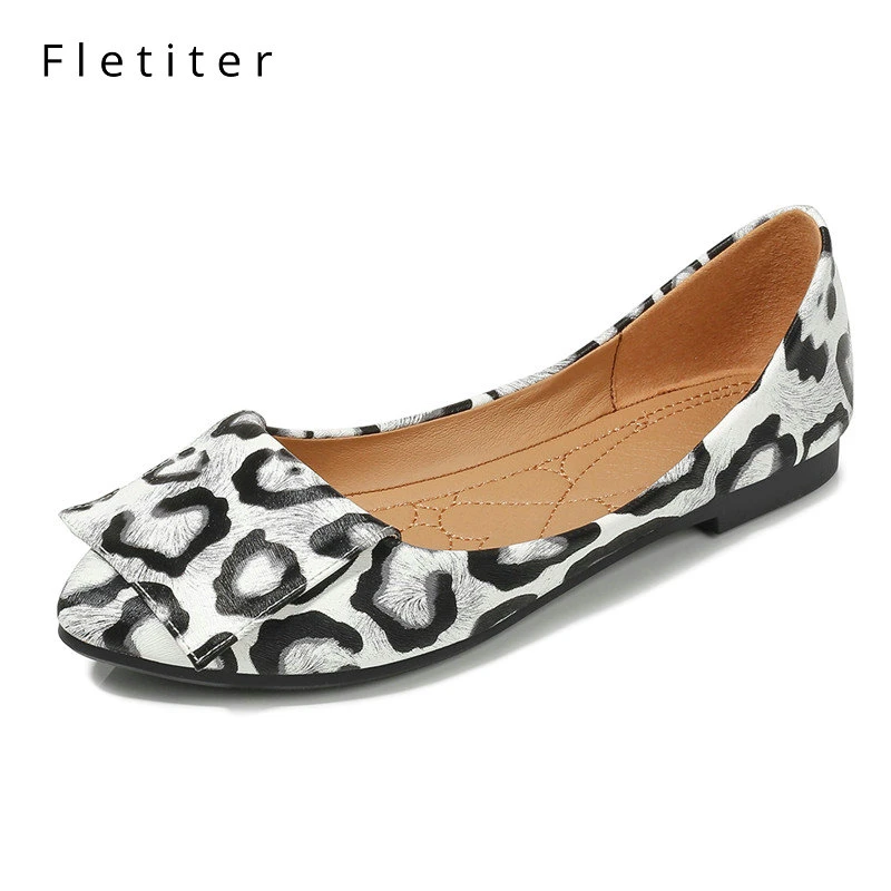 leopard flats comfortable