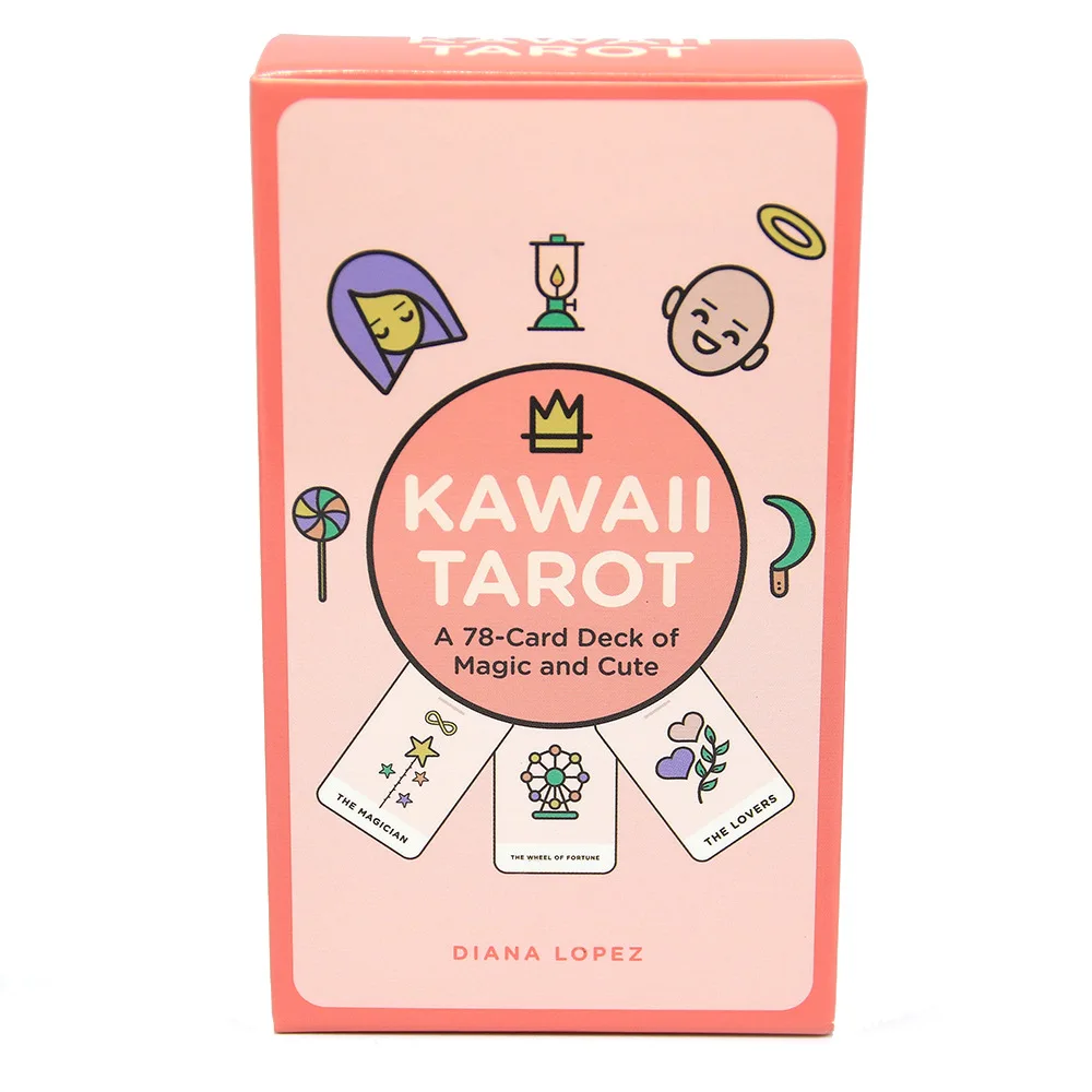 Kawaii Tarot Cards Cute Children Board Game Cards Full English PDF Family Party Table Card Games