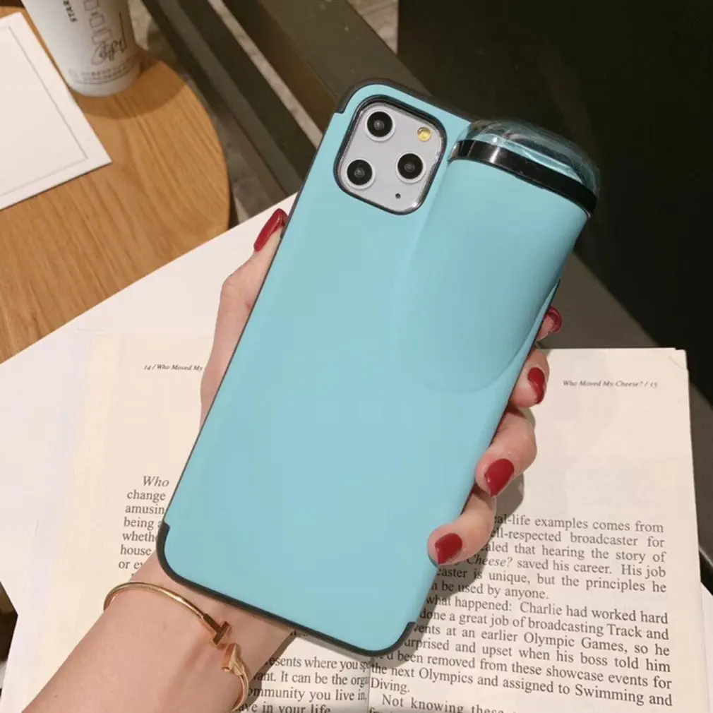 1 шт для Iphone11Pro Max мобильный чехол для телефона для Apple 8 P/Xairpods гарнитура одна сторона для Xs защитный чехол - Цвет: Синий