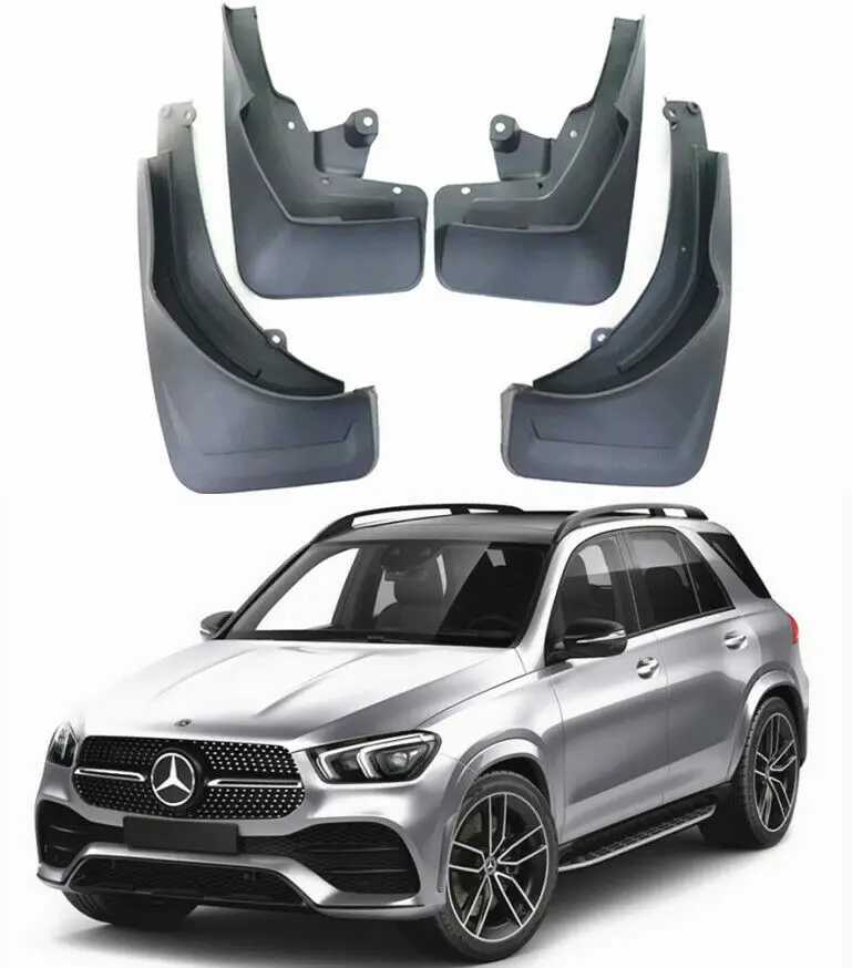 4pcs Car Mudflaps Front Rear Mudguards For Mercedes Benz Gle Class V167
