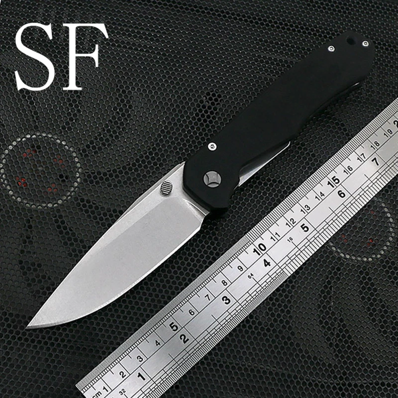 

Magicknife ball bearing Folding Knife Locke sand blade D2 G10+steel Camping Hunting Survival Kitchen Knives Outdoor EDC Tool
