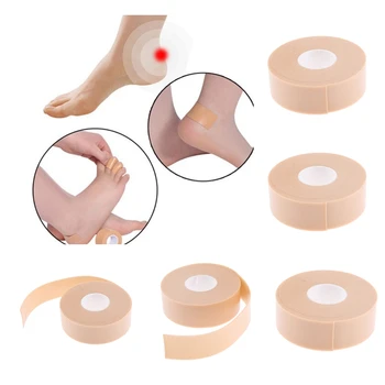 

5 Rolls 2.5m Adhesive Blister Bandage - Waterproof Hydrocolloid Bandage for Foot, Toe, Heel Blister Prevention - Blister Pads