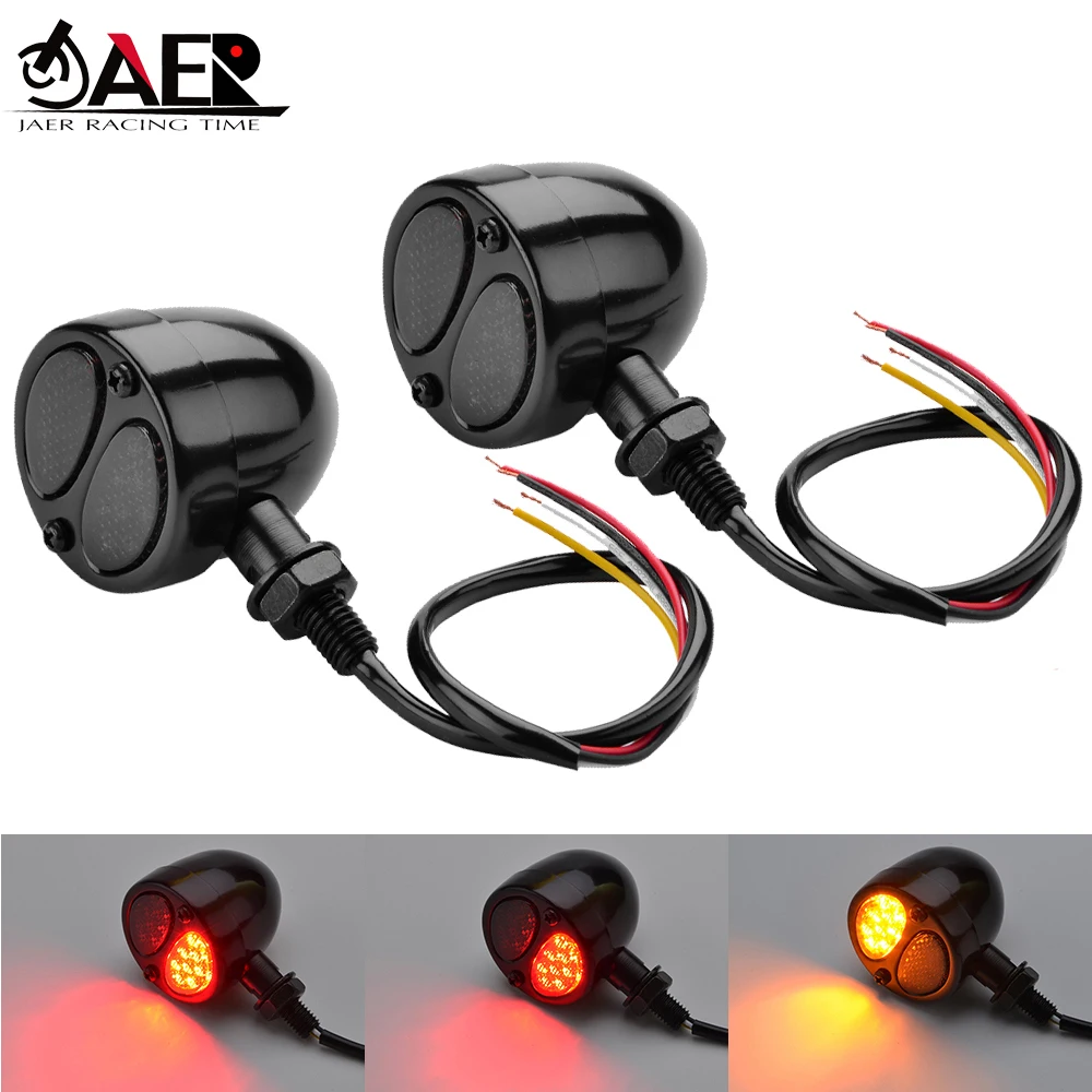 Touring Motorbike INNOGLOW Motorcycle Turn Signals 4pcs LED Bulb Indicators Motorbike Blinkers Amber Lamp Lights Fits for Choppers Cruisers